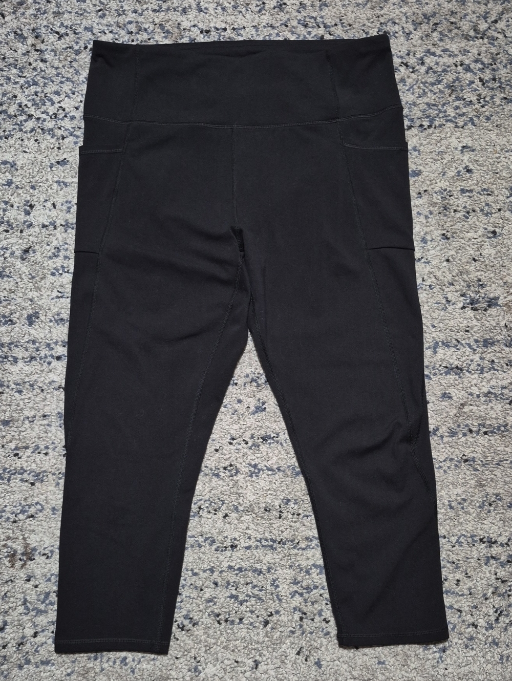 Kyodan Black High-Waist Leggings with Logo Print